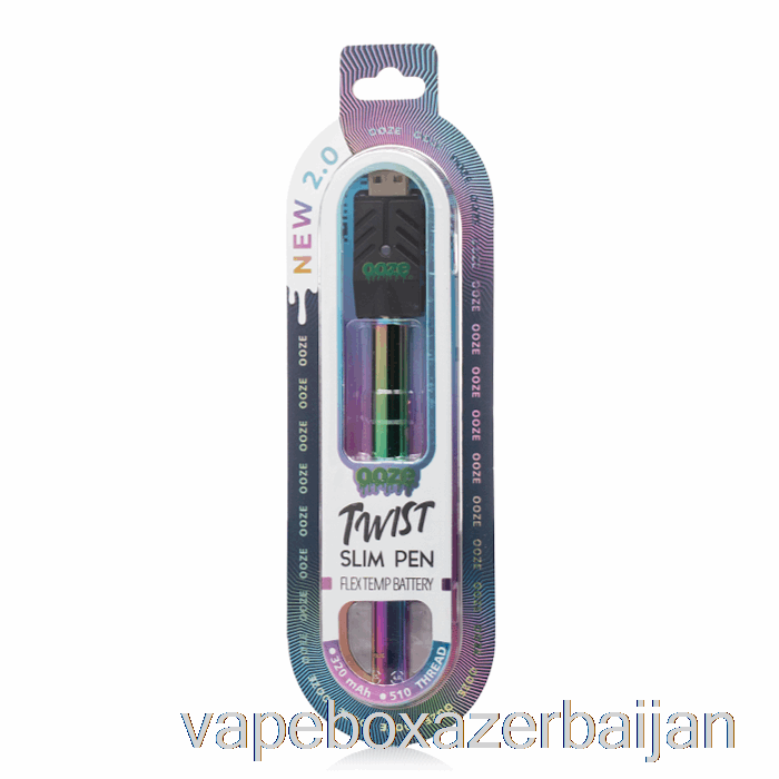 Vape Smoke Ooze Slim Twist Pen 2.0 Flex Temp Battery Rainbow
